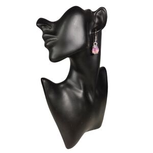 Vera Beads Plum Orchard Clay Bead Earrings